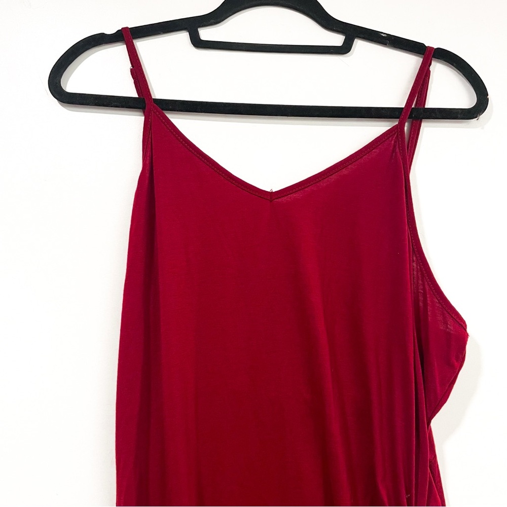 Plus Drawstring Front Split Thigh Cami Dress – Bu… - image 5